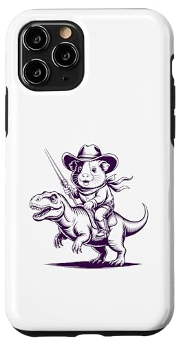 Meerschweinchen Cowboy Dinosaurier Retro Vintage Accessoires Hülle für iPhone 11 Pro Meerschweinchen Cowboy Dinosaurier Retro Vintage Accessoires Hülle für iPhone 11 Pro von Meerschweinchen Käfig Design Jungen Mädchen Kinder