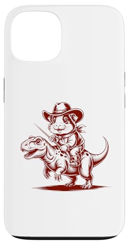 Meerschweinchen Cowboy Dinosaurier Retro Vintage Accessoires Hülle für iPhone 13 Meerschweinchen Cowboy Dinosaurier Retro Vintage Accessoires Hülle für iPhone 13 von Meerschweinchen Käfig Design Jungen Mädchen Kinder