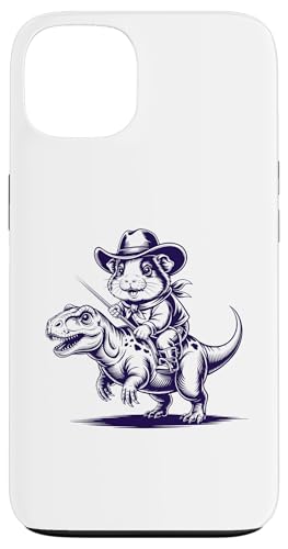 Meerschweinchen Cowboy Dinosaurier Retro Vintage Accessoires Hülle für iPhone 13 Meerschweinchen Cowboy Dinosaurier Retro Vintage Accessoires Hülle für iPhone 13 von Meerschweinchen Käfig Design Jungen Mädchen Kinder