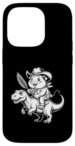 Meerschweinchen Cowboy Dinosaurier Retro Vintage Accessoires Hülle für iPhone 14 Pro Meerschweinchen Cowboy Dinosaurier Retro Vintage Accessoires Hülle für iPhone 14 Pro von Meerschweinchen Käfig Design Jungen Mädchen Kinder