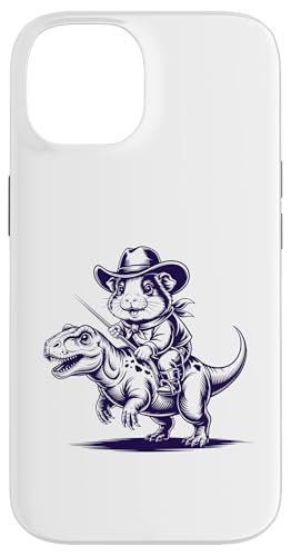 Meerschweinchen Cowboy Dinosaurier Retro Vintage Accessoires Hülle für iPhone 14 Meerschweinchen Cowboy Dinosaurier Retro Vintage Accessoires Hülle für iPhone 14 von Meerschweinchen Käfig Design Jungen Mädchen Kinder