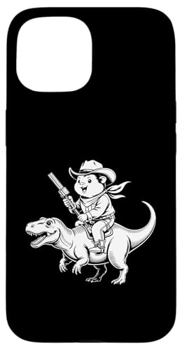 Meerschweinchen Cowboy Dinosaurier Retro Vintage Accessoires Hülle für iPhone 15 Meerschweinchen Cowboy Dinosaurier Retro Vintage Accessoires Hülle für iPhone 15 von Meerschweinchen Käfig Design Jungen Mädchen Kinder