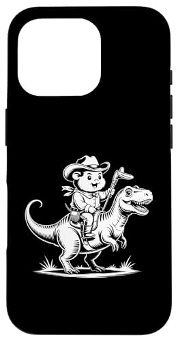 Meerschweinchen Cowboy Dinosaurier Retro Vintage Accessoires Hülle für iPhone 16 Pro Meerschweinchen Cowboy Dinosaurier Retro Vintage Accessoires Hülle für iPhone 16 Pro von Meerschweinchen Käfig Design Jungen Mädchen Kinder