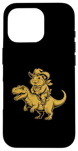 Meerschweinchen Cowboy Dinosaurier Retro Vintage Accessoires Hülle für iPhone 16 Pro Meerschweinchen Cowboy Dinosaurier Retro Vintage Accessoires Hülle für iPhone 16 Pro von Meerschweinchen Käfig Design Jungen Mädchen Kinder