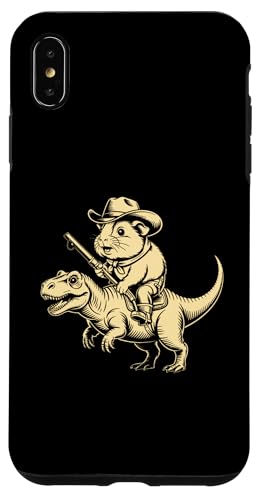 Meerschweinchen Cowboy Dinosaurier Retro Vintage Accessoires Hülle für iPhone XS Max Meerschweinchen Cowboy Dinosaurier Retro Vintage Accessoires Hülle für iPhone XS Max von Meerschweinchen Käfig Design Jungen Mädchen Kinder