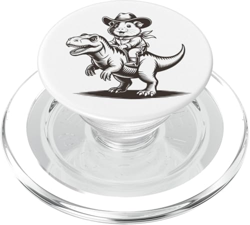 Meerschweinchen Cowboy Dinosaurier Retro Vintage Accessoires PopSockets PopGrip für MagSafe Meerschweinchen Cowboy Dinosaurier Retro Vintage Accessoires PopSockets PopGrip für MagSafe von Meerschweinchen Käfig Design Jungen Mädchen Kinder