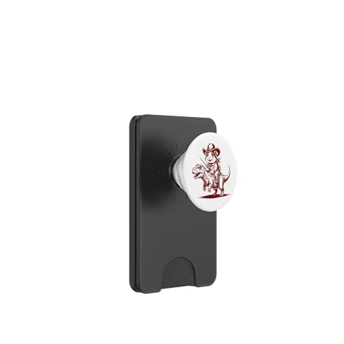 Meerschweinchen Cowboy Dinosaurier Retro Vintage Accessoires PopSockets PopWallet für MagSafe Meerschweinchen Cowboy Dinosaurier Retro Vintage Accessoires PopSockets PopWallet für MagSafe von Meerschweinchen Käfig Design Jungen Mädchen Kinder