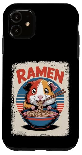 Meerschweinchen Ramen Nudeln Japanisch Retro Design Vintage Hülle für iPhone 11 Meerschweinchen Ramen Nudeln Japanisch Retro Design Vintage Hülle für iPhone 11 von Meerschweinchen Käfig Japan Jungen Mädchen Kinder