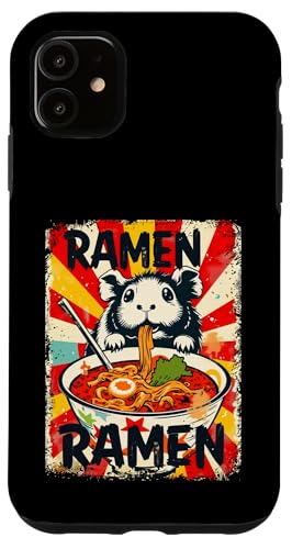 Meerschweinchen Ramen Nudeln Japanisch Retro Design Vintage Hülle für iPhone 11 Meerschweinchen Ramen Nudeln Japanisch Retro Design Vintage Hülle für iPhone 11 von Meerschweinchen Käfig Japan Jungen Mädchen Kinder