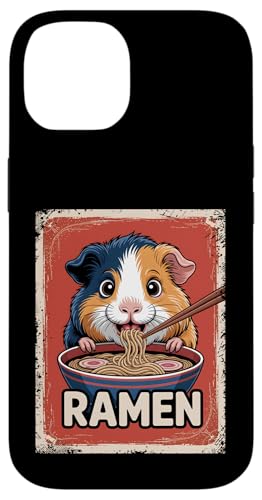 Meerschweinchen Ramen Nudeln Japanisch Retro Design Vintage Hülle für iPhone 14 Meerschweinchen Ramen Nudeln Japanisch Retro Design Vintage Hülle für iPhone 14 von Meerschweinchen Käfig Japan Jungen Mädchen Kinder