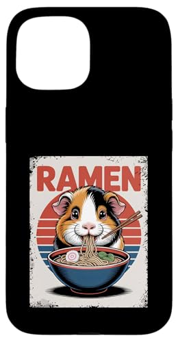 Meerschweinchen Ramen Nudeln Japanisch Retro Design Vintage Hülle für iPhone 15 Meerschweinchen Ramen Nudeln Japanisch Retro Design Vintage Hülle für iPhone 15 von Meerschweinchen Käfig Japan Jungen Mädchen Kinder