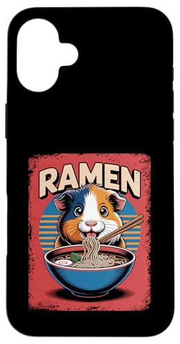 Meerschweinchen Ramen Nudeln Japanisch Retro Design Vintage Hülle für iPhone 16 Plus Meerschweinchen Ramen Nudeln Japanisch Retro Design Vintage Hülle für iPhone 16 Plus von Meerschweinchen Käfig Japan Jungen Mädchen Kinder