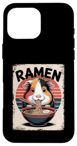 Meerschweinchen Ramen Nudeln Japanisch Retro Design Vintage Hülle für iPhone 16 Pro Max Meerschweinchen Ramen Nudeln Japanisch Retro Design Vintage Hülle für iPhone 16 Pro Max von Meerschweinchen Käfig Japan Jungen Mädchen Kinder