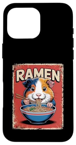 Meerschweinchen Ramen Nudeln Japanisch Retro Design Vintage Hülle für iPhone 16 Pro Max Meerschweinchen Ramen Nudeln Japanisch Retro Design Vintage Hülle für iPhone 16 Pro Max von Meerschweinchen Käfig Japan Jungen Mädchen Kinder