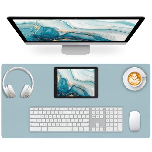 Meetcolor Schreibtischunterlagen-Set, 3-in-1, große Mauspads mit Handgelenkauflage und Tastatur-Pad, Schreibtischmatten für Tastaturen und Mäuse, ergonomisches Tastatur- und Mauspad-Set für Büro von Meetcolor