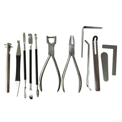 12-teiliges Saxophon-Reparaturwerkzeug-Set für Holzblasinstrumente mit Tragetasche von MeevrgR