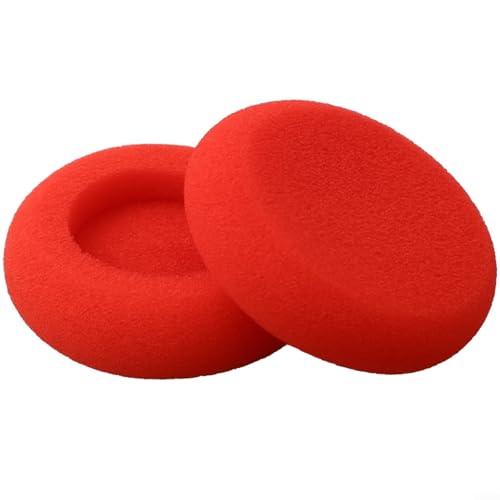 Ergonomisch geformte Ohrpolster aus Memory-Schaum für eine bequeme Passform für KOSS-Kopfhörer-Modelle (rot) von MeevrgR