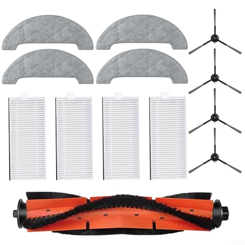 Ersatzteil-Set für RV1 Pro Max Staubsauger-Rollbürste, Seitenbürste, Filter von MeevrgR