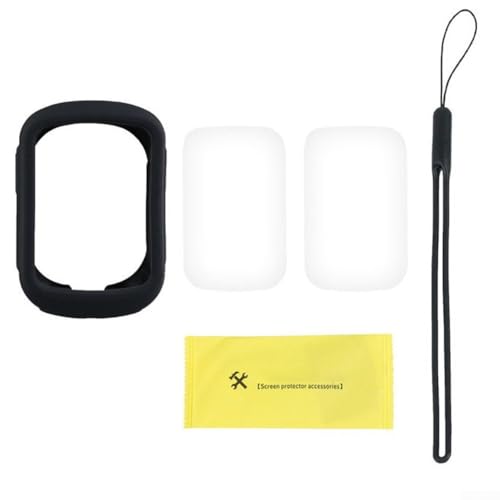 Fahrrad-Stoppuhr-Schutzhülle aus hochwertigem Silikonmaterial für Edge 130 Modelle (schwarz) von MeevrgR