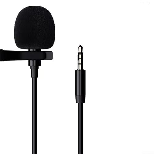 Lavalier-Mikrofon mit bequemem, perfekt geeignet für ASMR-Aufnahmen und für Live-Streaming-Anwendungen (für 3,5 mm) von MeevrgR