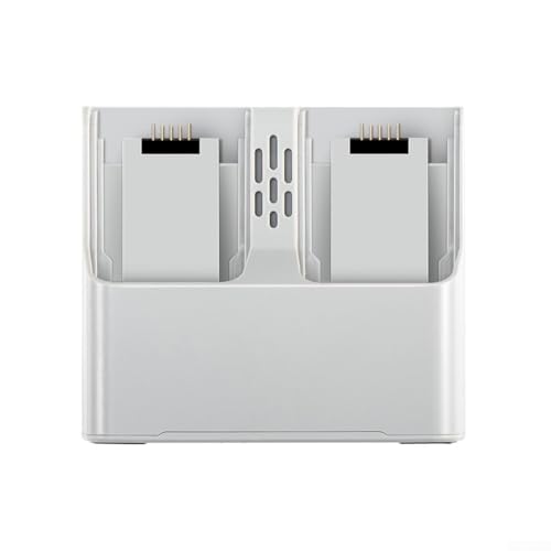 MeevrgR 45 W Dual-Drohnen-Ladestation – Tragbarer Schnelllade-Hub für Drohnenmodus] – ABS-Gehäuse mit Netzkabel (Grau, 86 x 75,5 x 31 mm) von MeevrgR