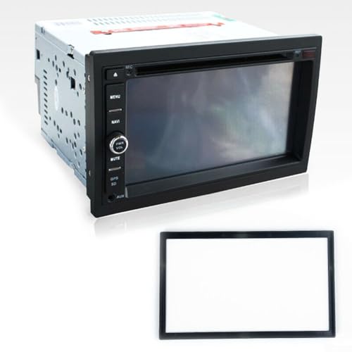 MeevrgR Schlanker und stabiler 2DIN-Autoradio-Einbaurahmen, kompatibel mit den meisten DVD-Playern MeevrgR Schlanker und stabiler 2DIN-Autoradio-Einbaurahmen, kompatibel mit den meisten DVD-Playern von MeevrgR