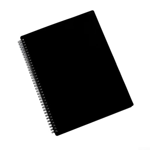 Piano-Score-Organizer, leicht, mehrschichtig und praktisch, transparente Einlagemappe (20 Seiten, schwarz) von MeevrgR