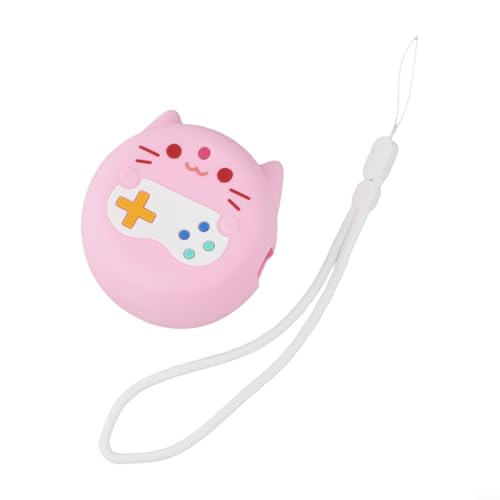Silikon-Schutzhülle für Punirunes Virtual Pet Soft Touch Grip und schützendes Design mit praktischem Trageband (Rosa) von MeevrgR
