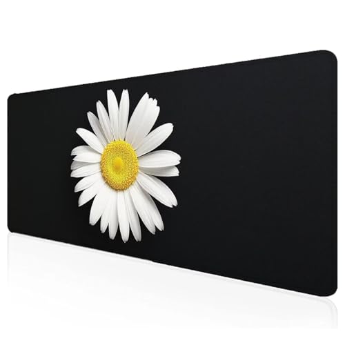 Weiß Mousepad XXL 1000x500x3mm Gaming Mauspad Schwarz Schreibtischunterlage mit Vernähte Kanten Wasserdicht Anti-Rutsch Groß Erweiterter Keyboard Pad für Home Office Computerzubehör L-23 Weiß Mousepad XXL 1000x500x3mm Gaming Mauspad Schwarz Schreibtischunterlage mit Vernähte Kanten Wasserdicht Anti-Rutsch Groß Erweiterter Keyboard Pad für Home Office Computerzubehör L-23 von Mefooge