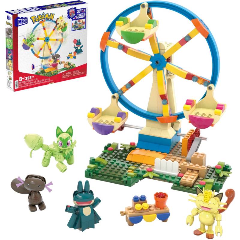 Pokémon Spaß auf dem Riesenrad, Konstruktionsspielzeug von Mega