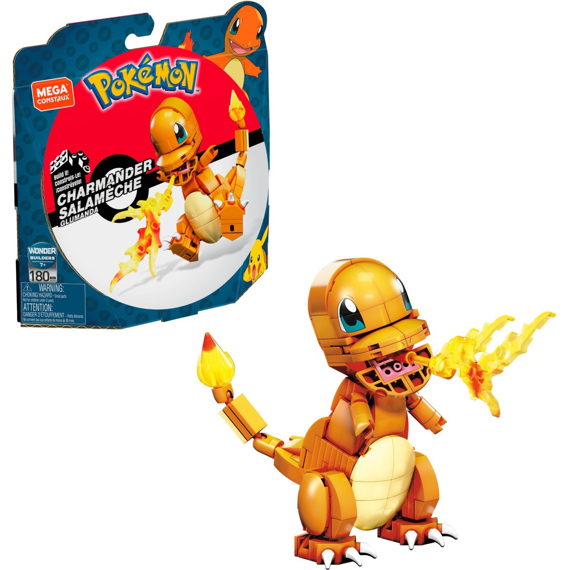 Pokémon Charmander, Konstruktionsspielzeug von Mega