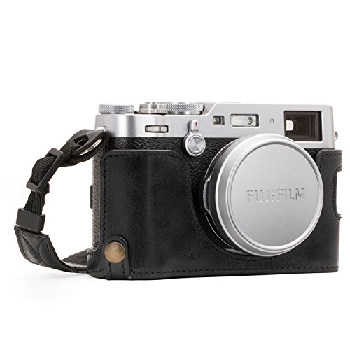 MegaGear MG1281 Ever Ready Echtleder Kamera-Halbtasche mit Trageriemen und Batteriezugang für Fujifilm X100F schwarz MegaGear MG1281 Ever Ready Echtleder Kamera-Halbtasche mit Trageriemen und Batteriezugang für Fujifilm X100F schwarz von MegaGear