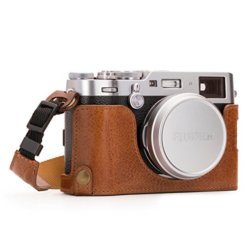MegaGear MG1282 Ever Ready Echtleder Kamera-Halbtasche mit Trageriemen und Batteriezugang für Fujifilm X100F braun MegaGear MG1282 Ever Ready Echtleder Kamera-Halbtasche mit Trageriemen und Batteriezugang für Fujifilm X100F braun von MegaGear