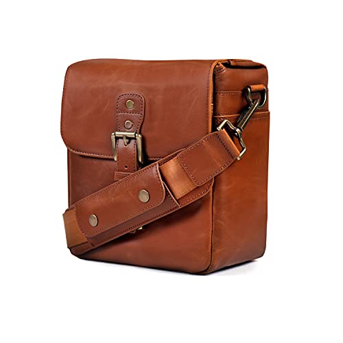 MegaGear MG1522 Kameratasche - Kuriertasche aus Leder für Spiegellose, Sofortbild - und DSLR Kameras - Hellbraun MegaGear MG1522 Kameratasche - Kuriertasche aus Leder für Spiegellose, Sofortbild - und DSLR Kameras - Hellbraun von MegaGear