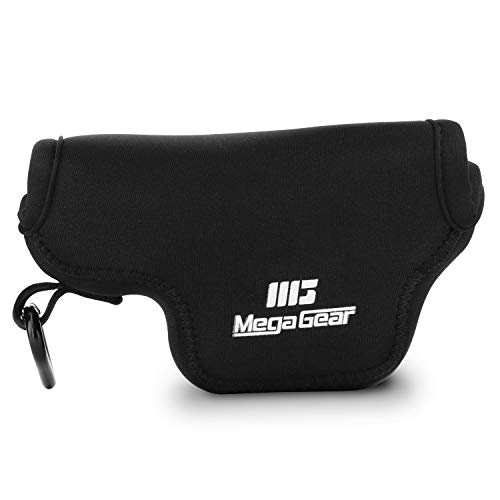 MegaGear MG1579 Ultraleichte Kameratasche aus Neopren kompatibel mit Leica D-Lux 7, D-Lux (Typ 109) - Schwarz von MegaGear