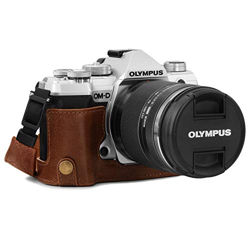 MegaGear MG1865 Ever Ready Kameratasche für Olympus OM-D E-M5 Mark III, Echtleder, Braun MegaGear MG1865 Ever Ready Kameratasche für Olympus OM-D E-M5 Mark III, Echtleder, Braun von MegaGear