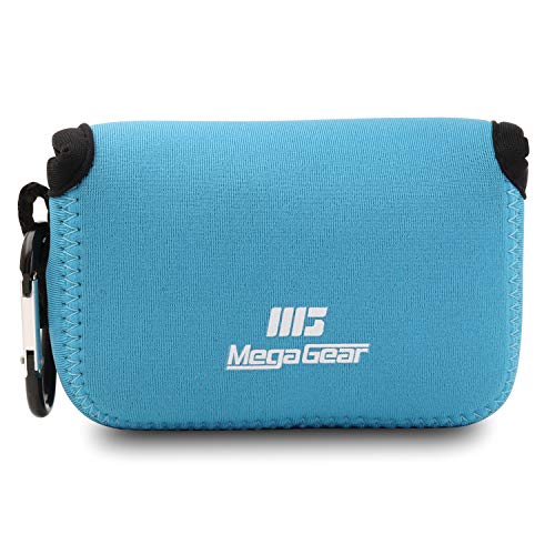 MegaGear MG592 Ultraleichte Kameratasche aus Neopren kompatibel mit Olympus Tough TG-6, TG-5,,TG-4, Sony Cyber-shot Cyber-shot DSC-RX100 VI, DSC-RX100 V, DSC-RX100 IV - Blau von MegaGear