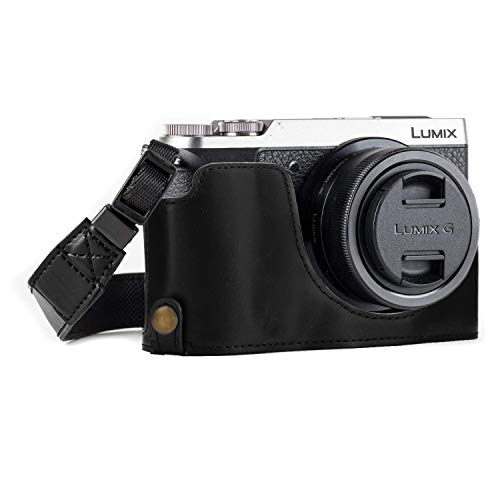 MegaGear MG972 Ever Ready Leder Kamera Halbtasche mit Trageriemen und Batteriezugang für,Panasonic Lumix DMC-GX85, DMC-GX85, GX80 schwarz MegaGear MG972 Ever Ready Leder Kamera Halbtasche mit Trageriemen und Batteriezugang für,Panasonic Lumix DMC-GX85, DMC-GX85, GX80 schwarz von MegaGear