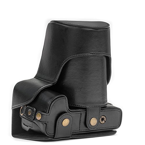 MegaGear Nikon Coolpix P900, P900S Ever Ready Leder Kamera-Case mit Trageriemen und Batteriezugang schwarz MG532 MegaGear Nikon Coolpix P900, P900S Ever Ready Leder Kamera-Case mit Trageriemen und Batteriezugang schwarz MG532 von MegaGear