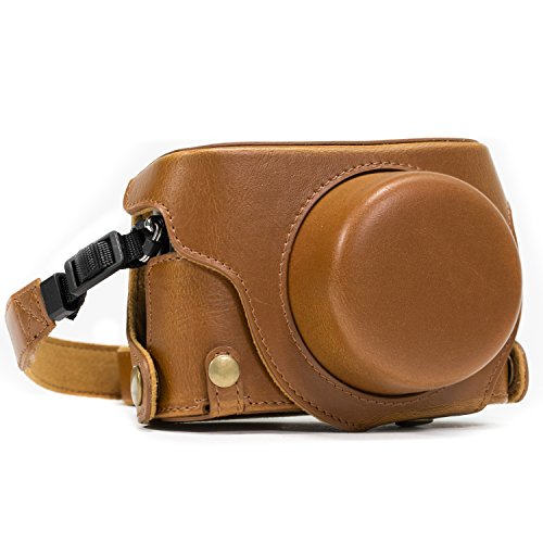 MegaGear Panasonic Lumix DMC-LX100 Ever Ready Leder Kamera-Case mit Trageriemen und Batteriezugang Hellbraun MG663 MegaGear Panasonic Lumix DMC-LX100 Ever Ready Leder Kamera-Case mit Trageriemen und Batteriezugang Hellbraun MG663 von MegaGear