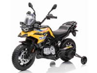 BMW F850 GS Elektromotorrad für Kinder 12V, gelb von MegaLeg