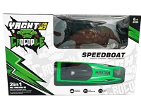 Ferngesteuertes 2-in-1 Speedboat und Krokodil 2.4G, grün von MegaLeg