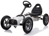 MegaLeg Pedal AIR Go-Kart 1903 für Kinder, Weiß von MegaLeg