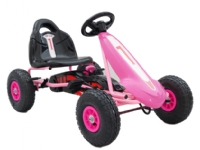 Top Racer GoKart für Kinder, Rosa (3-7 Jahre) von MegaLeg