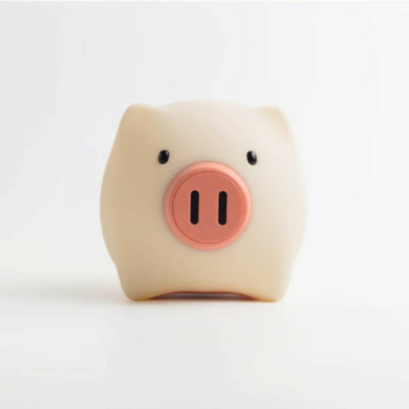 MEGALight Dr. Kunde PIGGY PIG Baby-Nachtlicht Freistehend Pink, Weiß LED 1,6 W von MegaLight