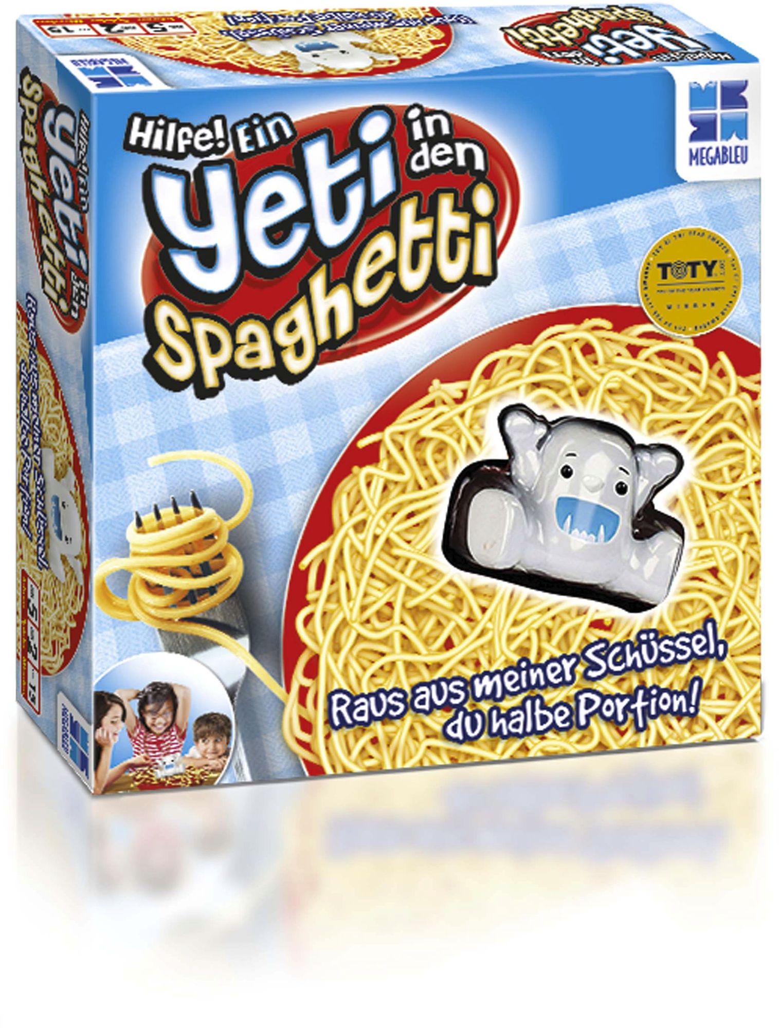 Hilfe ein Yeti in den Spaghetti von Megableu