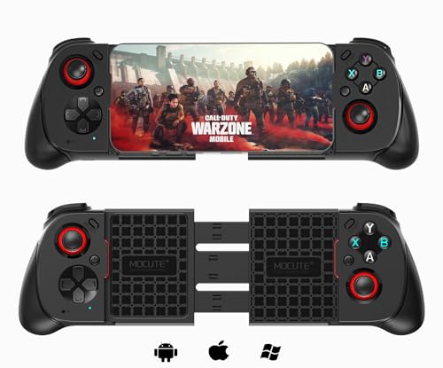 Megadream Phone Controllrt für iPhone Android mit CASE Unterstützung, Hall Trigger, Turbo,MFi Wireless Bluetooth Gamepad Joystick für Xbox Game Pass/Google Stadia/Call of Duty Mobile (Schwarz) Megadream Phone Controllrt für iPhone Android mit CASE Unterstützung, Hall Trigger, Turbo,MFi Wireless Bluetooth Gamepad Joystick für Xbox Game Pass/Google Stadia/Call of Duty Mobile (Schwarz) von Megadream