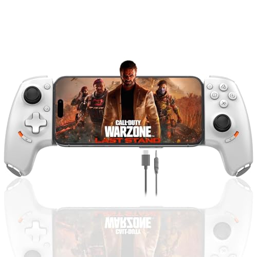 USB C Mobile Gaming Controller für iPhone 16/15 Serie & Android(Typ-C),Plug and Play Gamepad Joystick,Streaming von PS5/Xbox/PC Spielen auf dem Handy,Cloud Gaming,Hall Effect Rocker & Trigger von Megadream