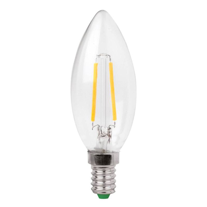 LED-Kerzenlampe E14 3W Filament klar, warmweiß von Megaman