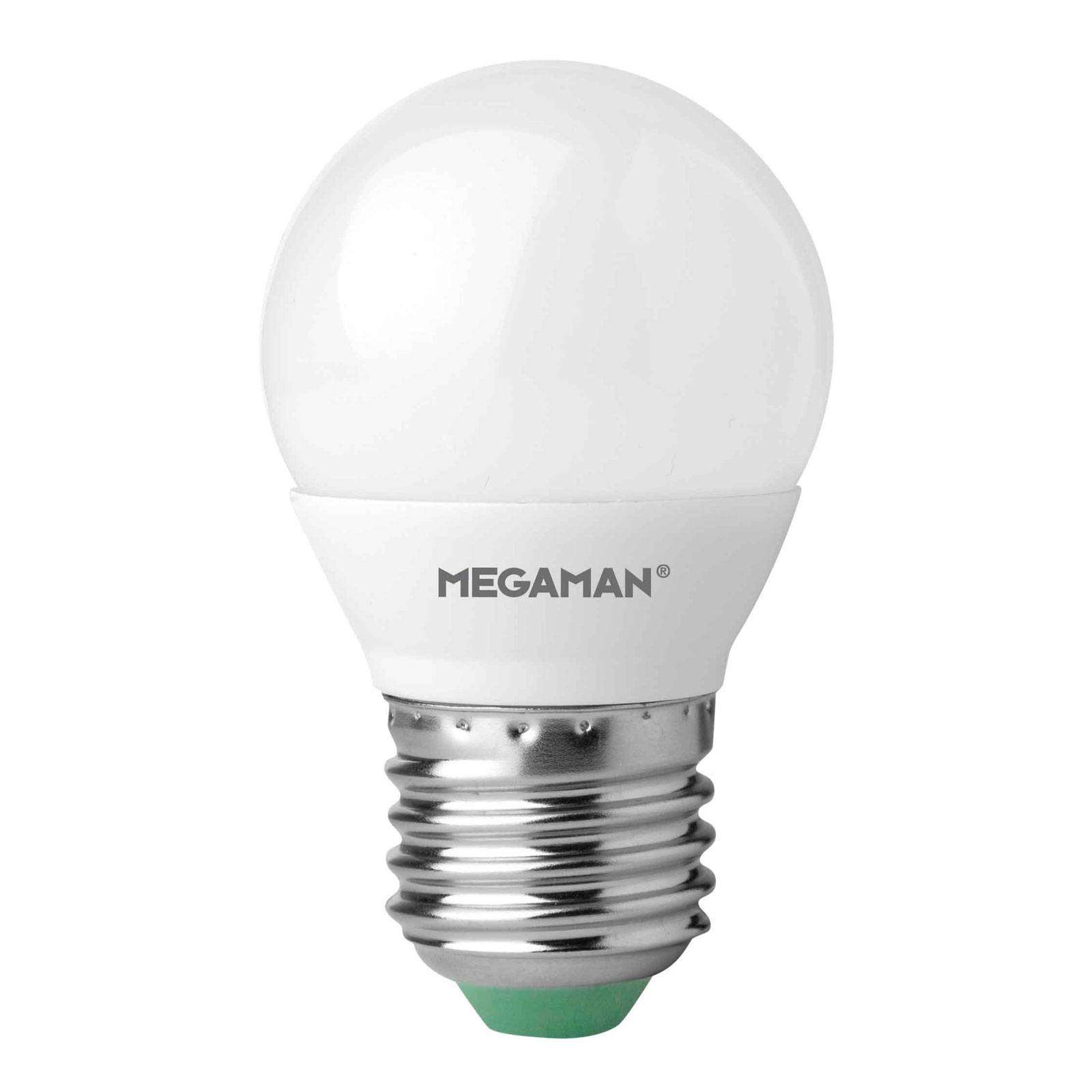 LED-Lampe E27 Miniglobe 5,5W, warmweiß von Megaman